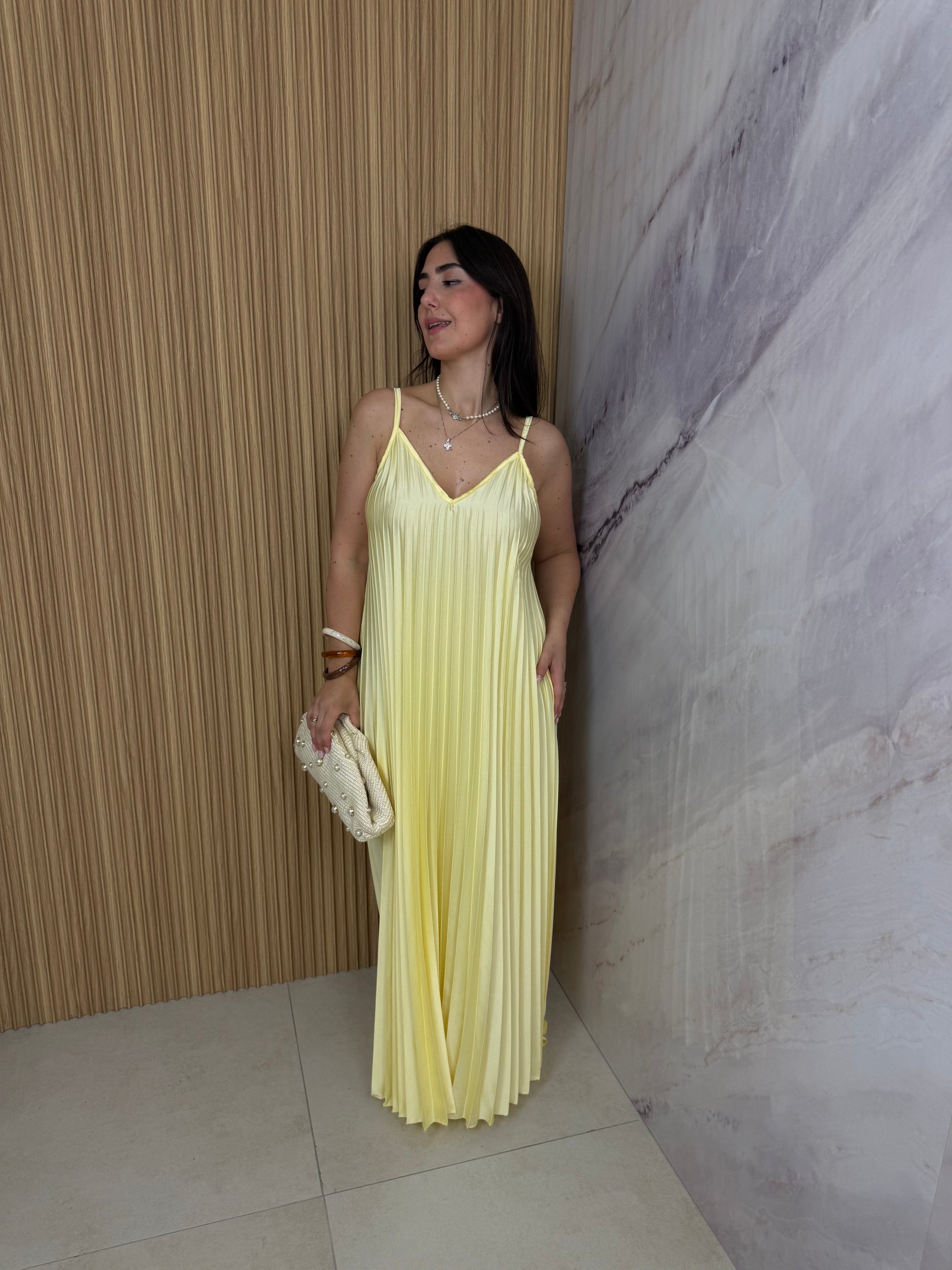 Dress Raso Plisse 8950